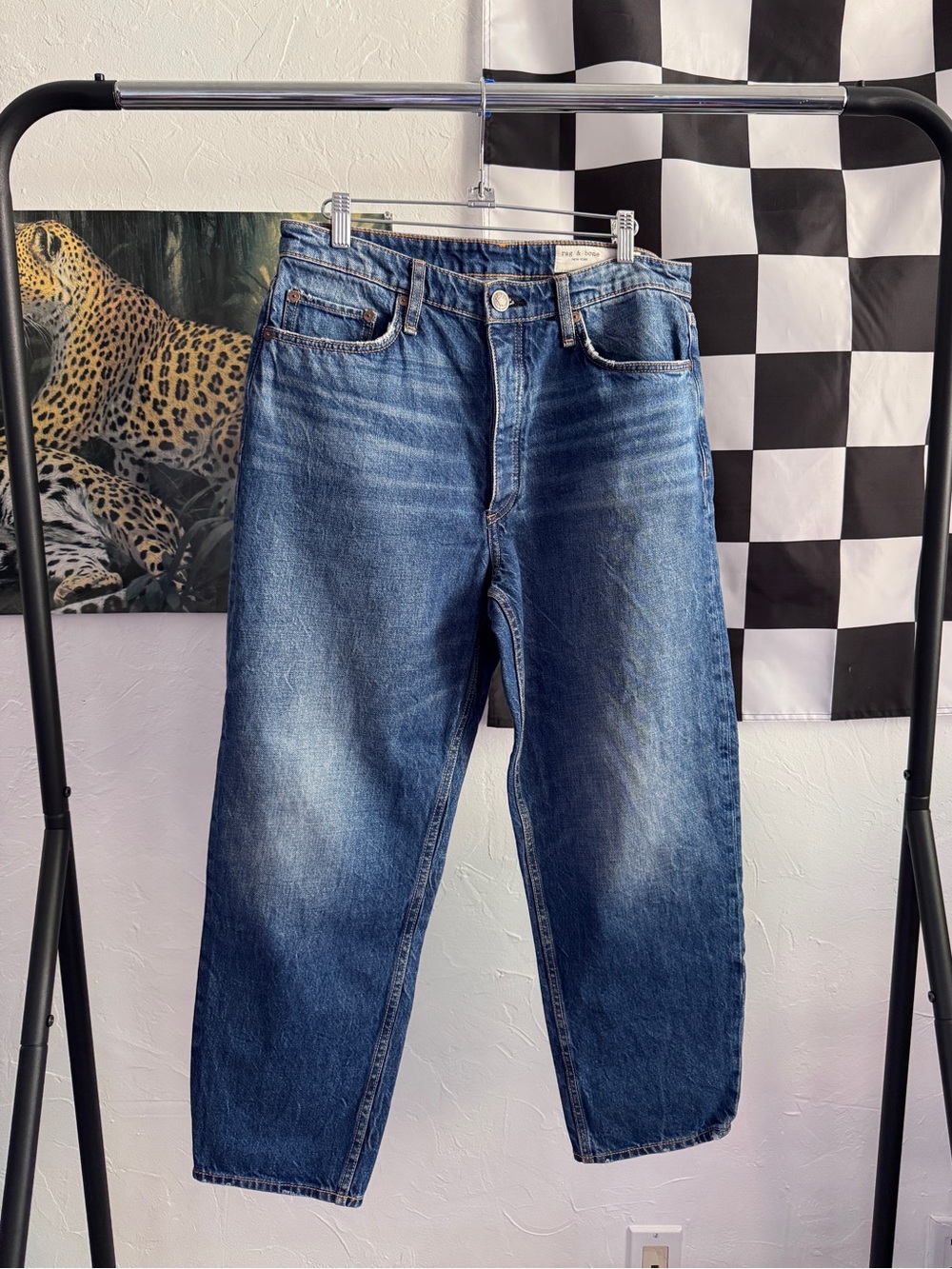 Rag & Bone Barrel Leg Jeans